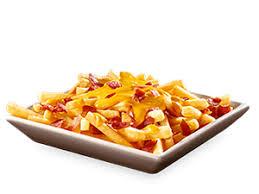  Porção de batata frita com cheddar e bacon (Grande) 